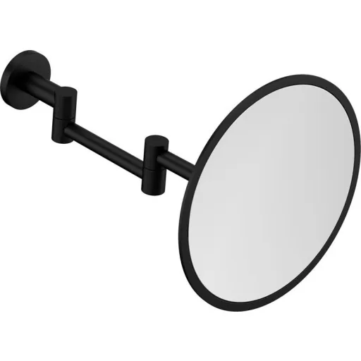 2 stk Cosmic Architect S+ makeup spejl, Ø20 cm, mat sort