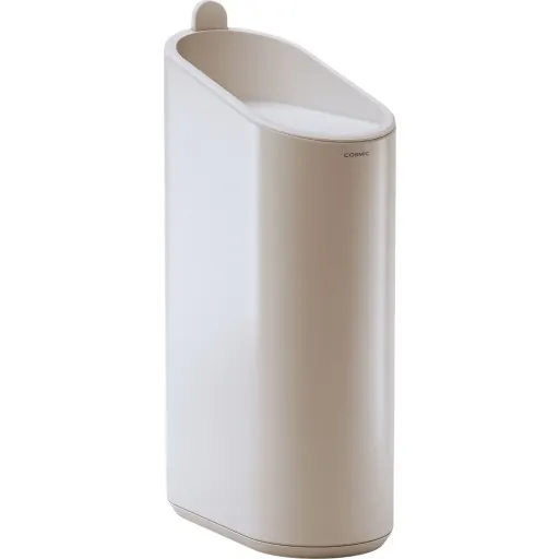 2 stk Cosmic Flat toiletspand, 2,5 liter, mat hvid