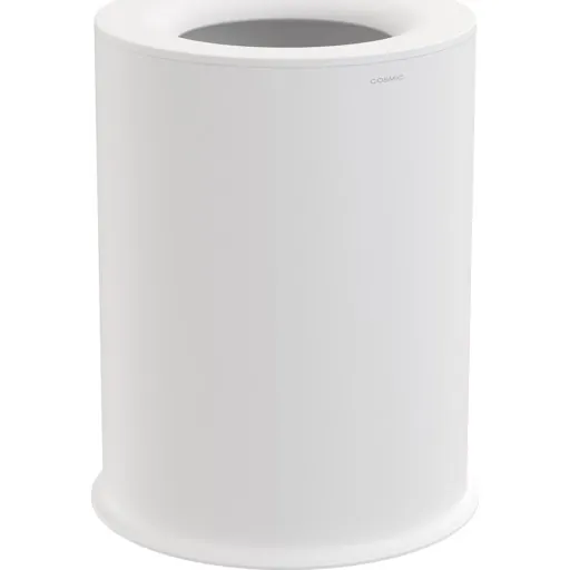 2 stk Cosmic Geyser toiletspand, 5 liter, mat hvid