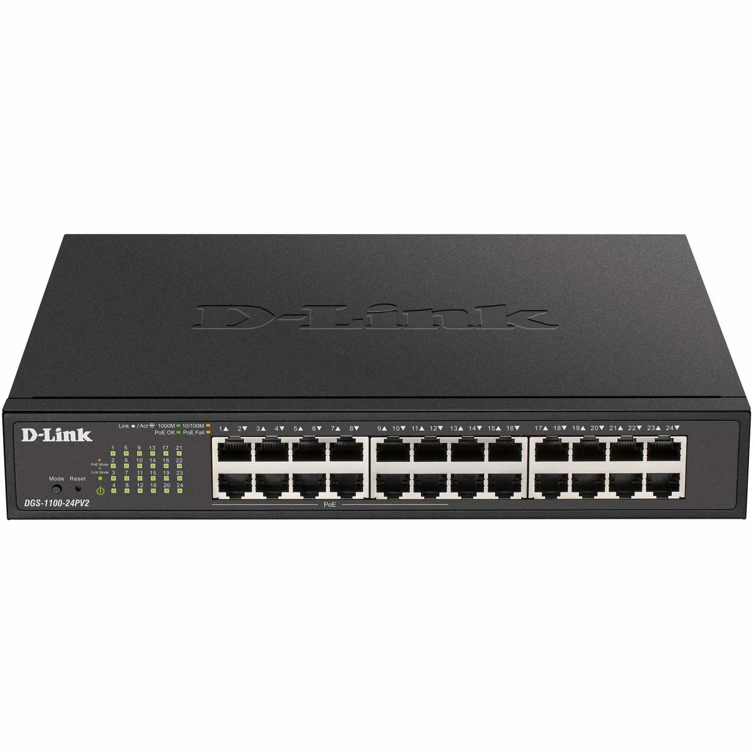 24-ports Gigabit PoE Smart Administreret Netværksswitch