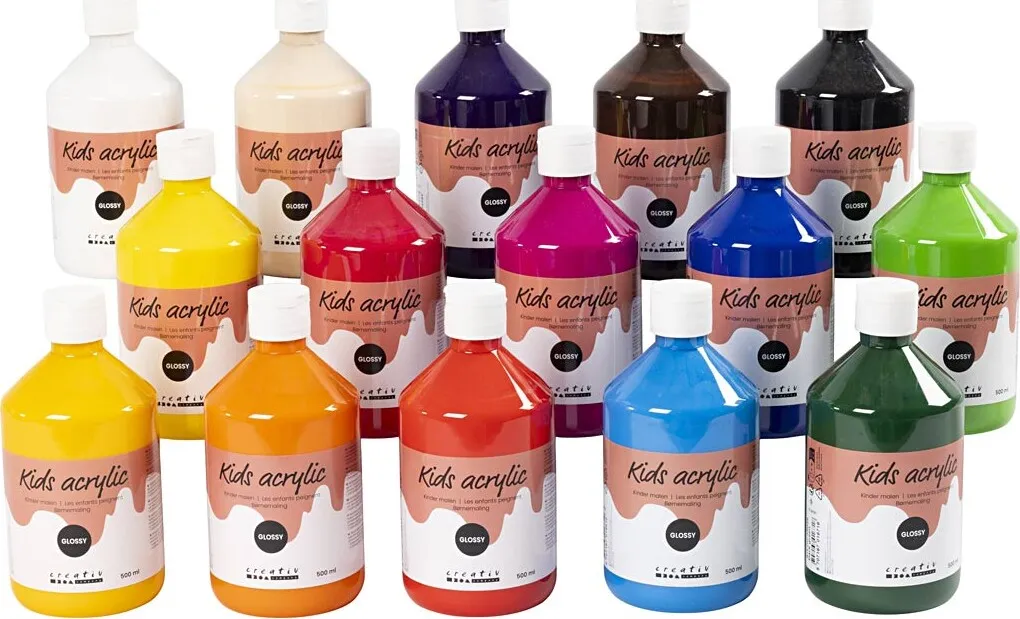 A-color Akrylmaling Sæt Blank