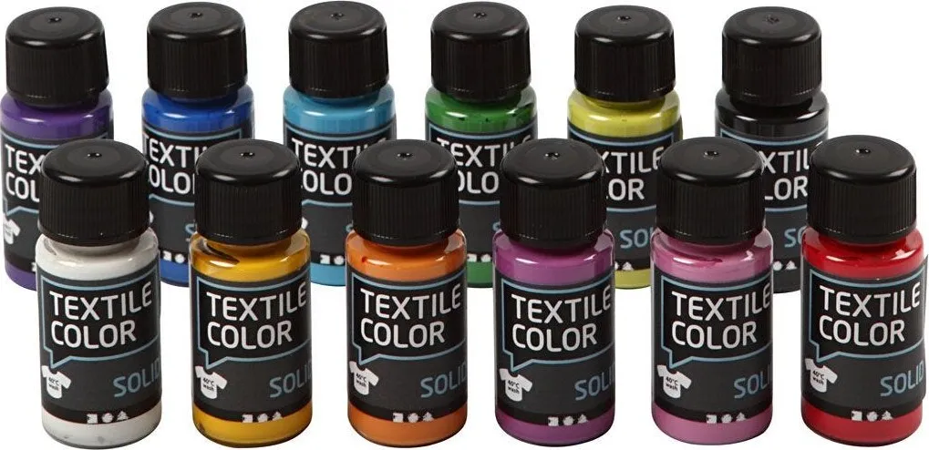 A-color Tekstilmaling Sæt 12 Farver