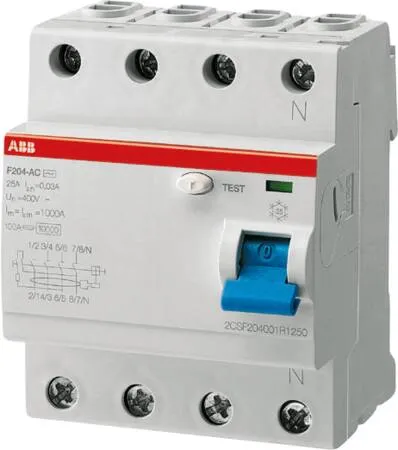 ABB F204A-40/0,03 HPFI Relæ