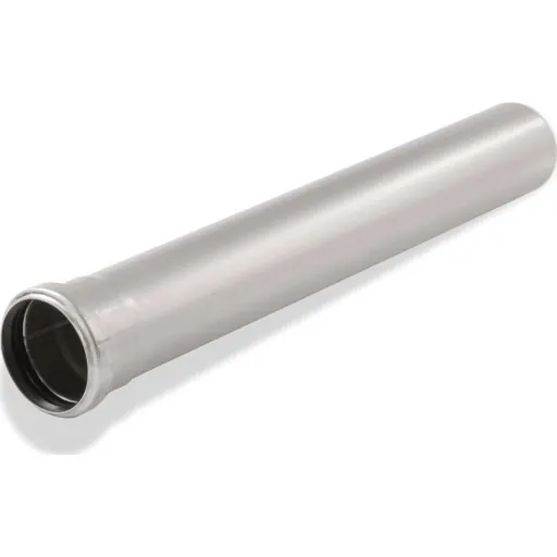 Aco Pipe afløbsrør, Ø75 mm, 2000 mm, rustfrit stål