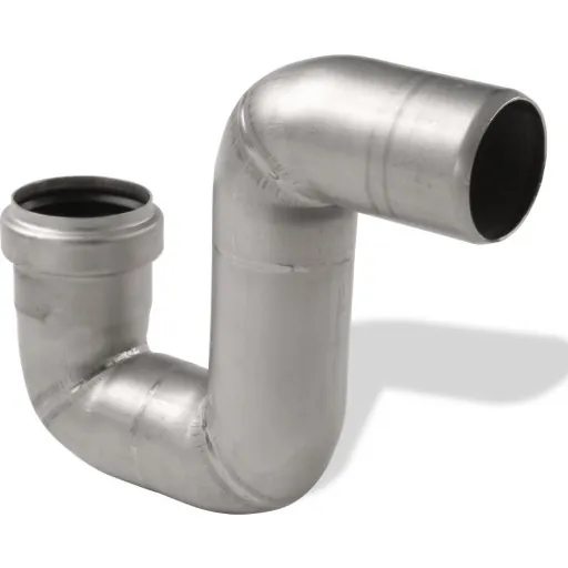 Aco Pipe P-vandlås, Ø50 mm, syrefast stål