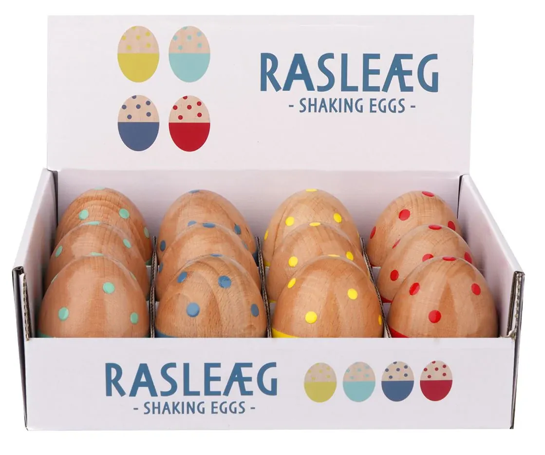 Ægdisplay med 12 rasleæg