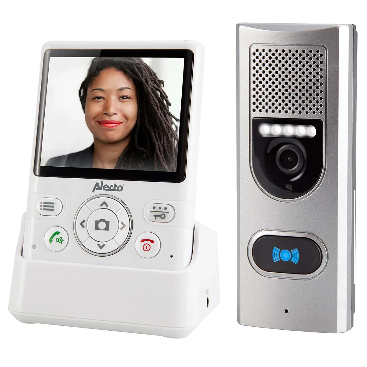 Alecto Intercom med kamera og 3,5 tommer farvedisplay ADI-250