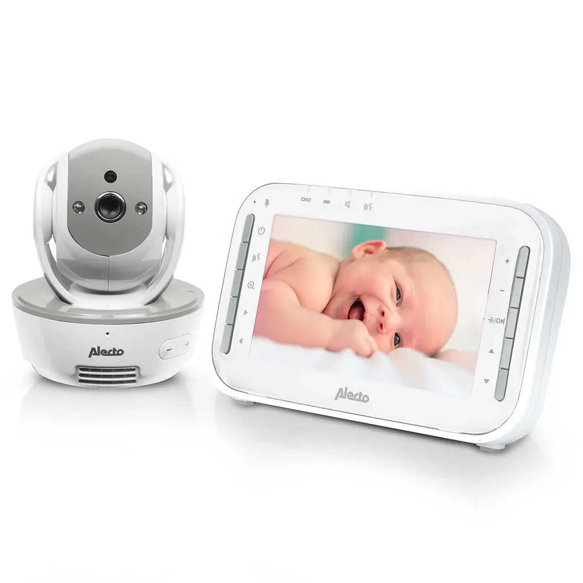 Alecto Video monitor with 4,3 inch colour display, grey DVM-200GS