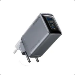 Anker Prime Charger 100w 3 Ports Gan 0m Sort