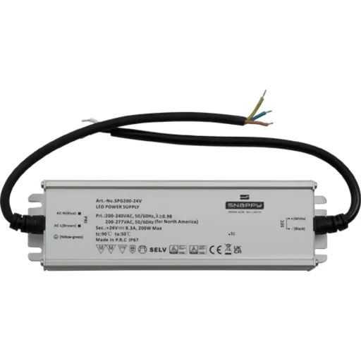 Ansell Lighting udendørs LED driver 24V 200W