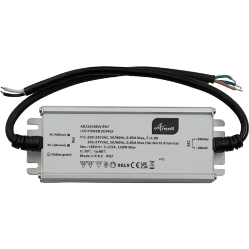 Ansell Lighting udendørs LED driver 48V 150W