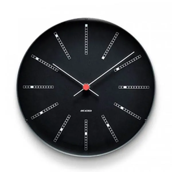 Arne Jacobsen Bankers Vægur Ø29 Sort