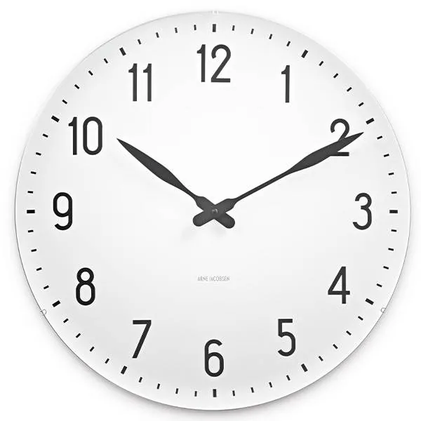 Arne Jacobsen Station Vægur Ø:48 cm