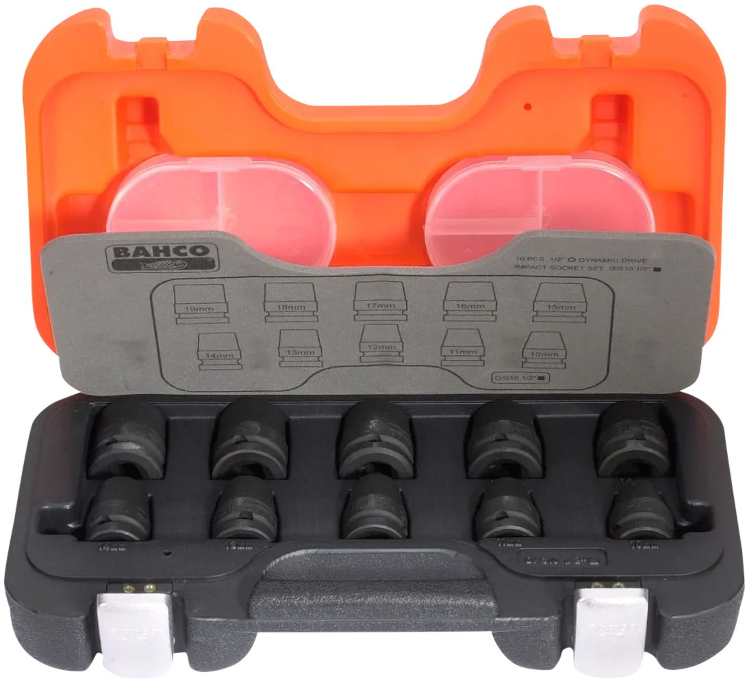 Bahco D/S10 1/2" Krafttopsæt