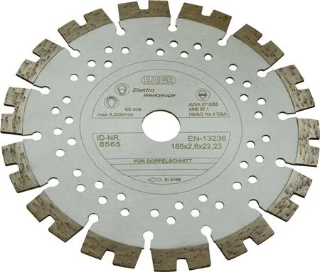 Baier diamantskive 185 mm sølv