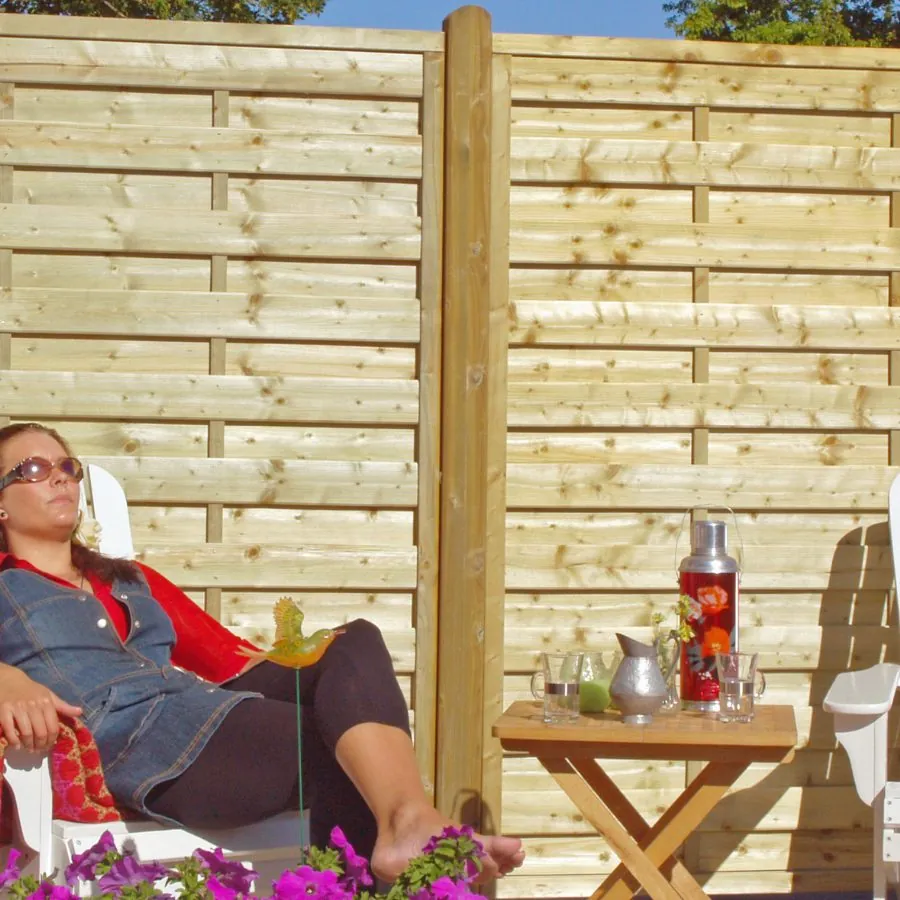 Bergen lamelhegn 90x180 cm