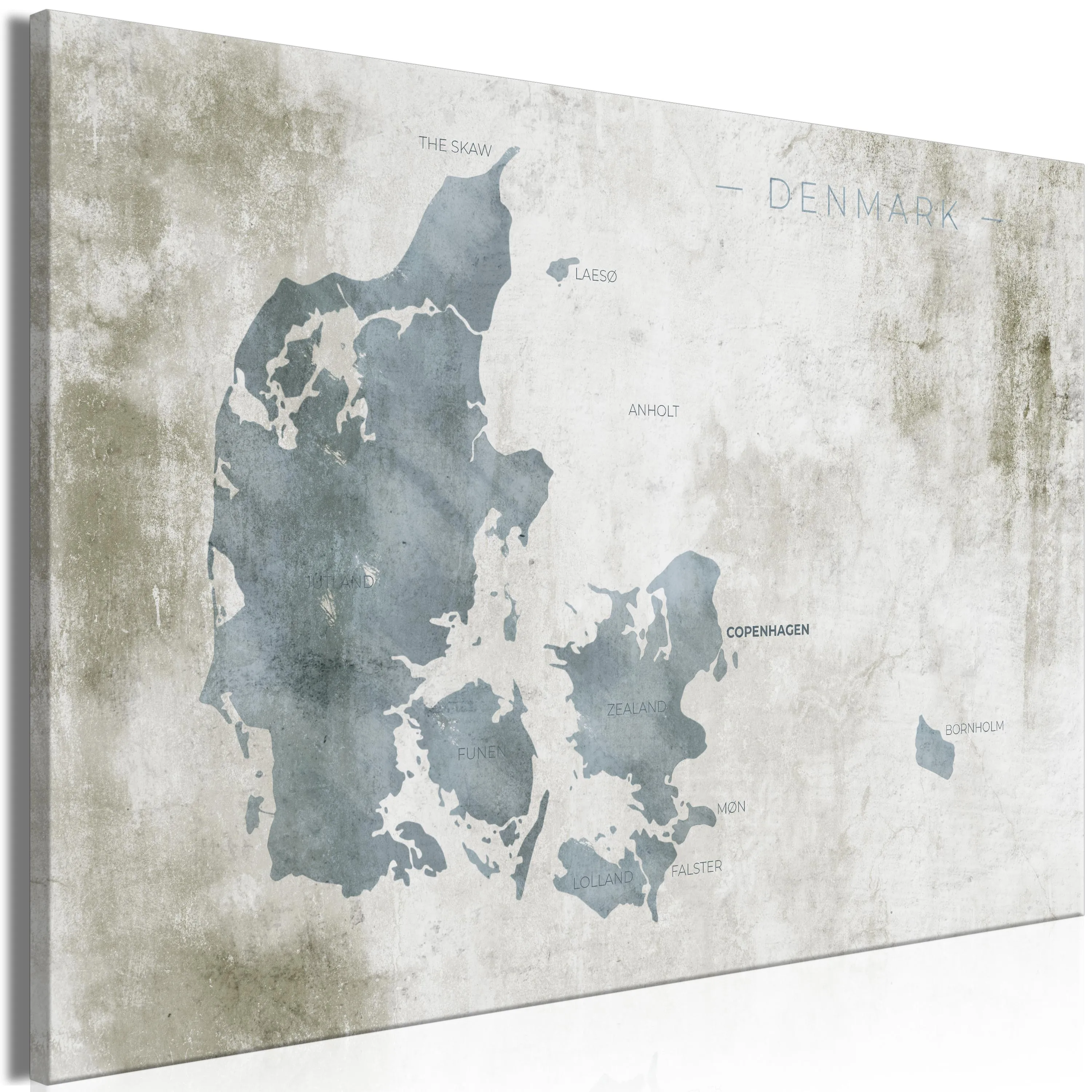 Billede Scandinavian Blue 90 x 60 cm