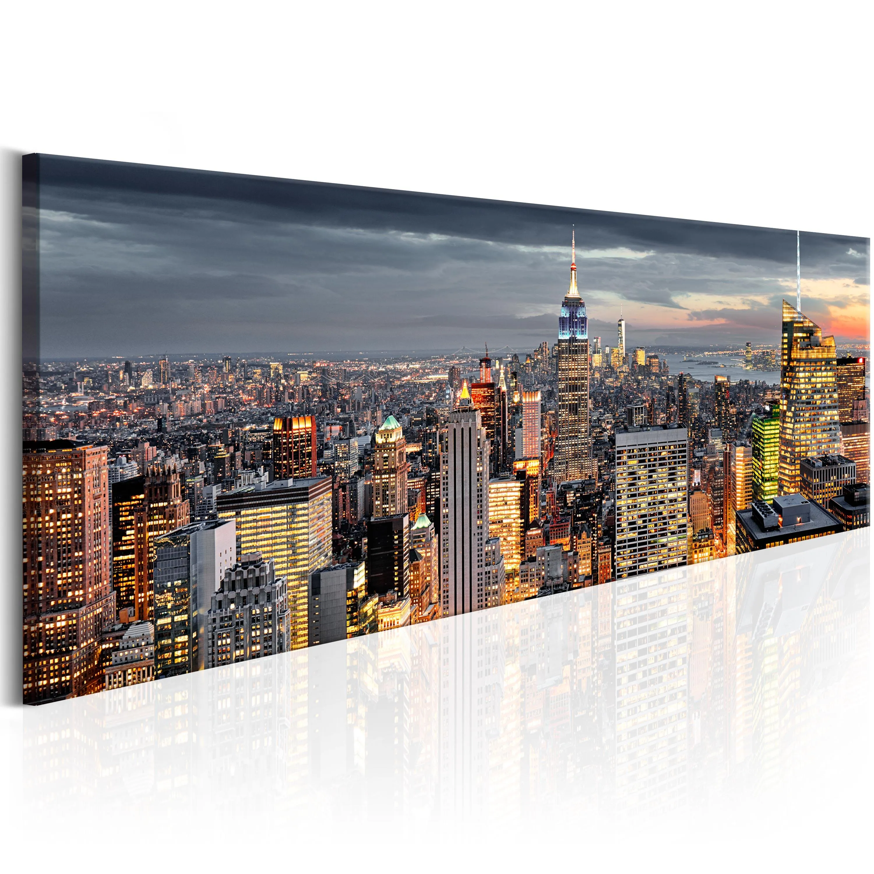Billede Sleepless in the City 120 x 40 cm