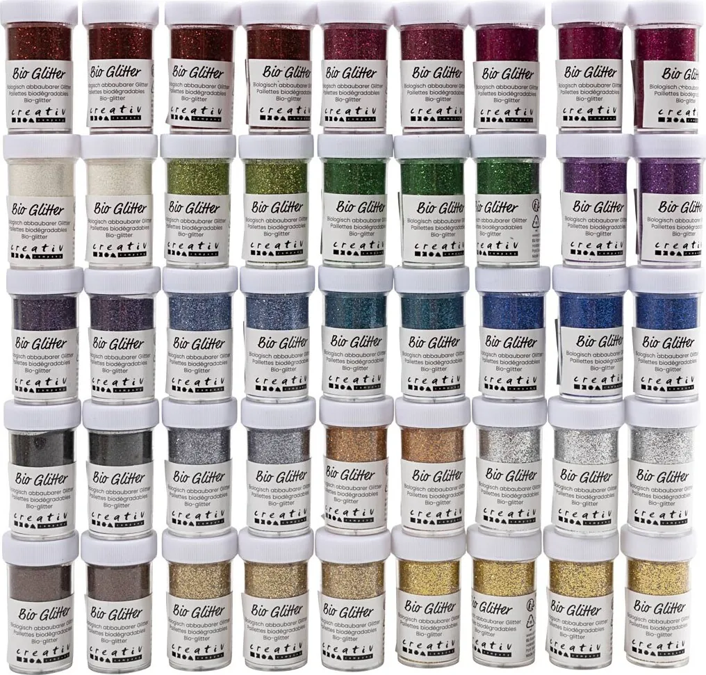 Bio-glitter Forskellige Farver