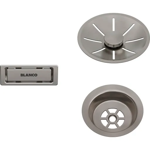 Blanco InFino kurveventilsæt Ø82 mm platin