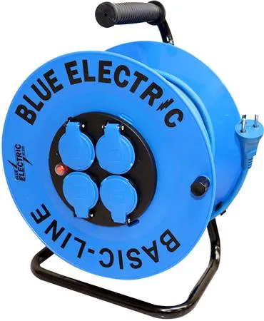 Blue Electric Kabeltromle BasicLine 40 M