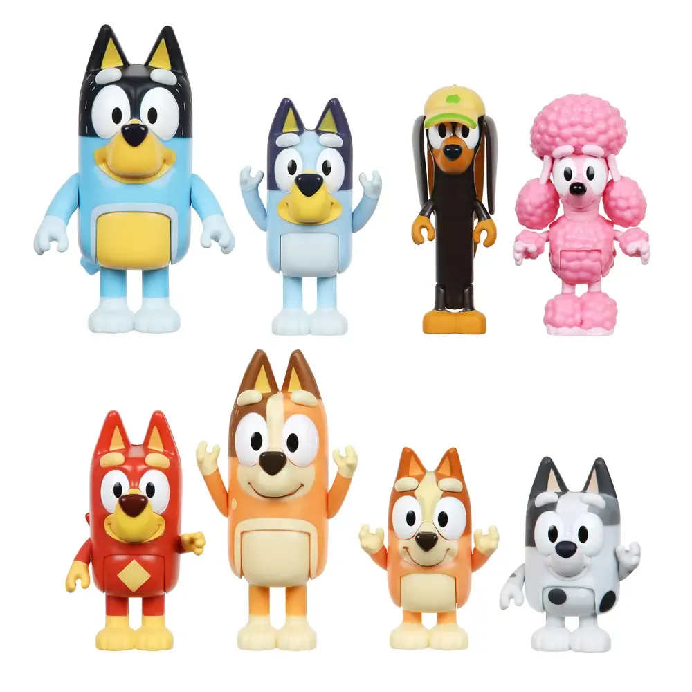 Bluey Figurer 8 Pakke