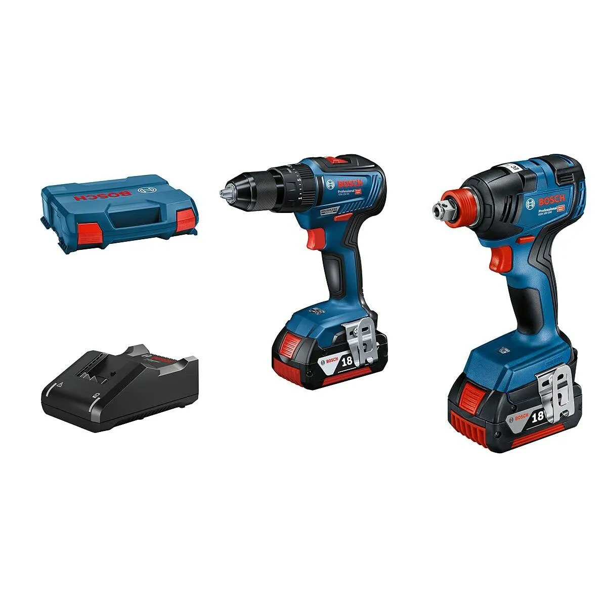 Bosch GDX/GSB 18V Værktøjssæt