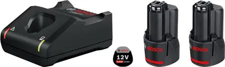 Bosch Professional 2 x GBA 12V 3.0Ah + GAL 12V-40
