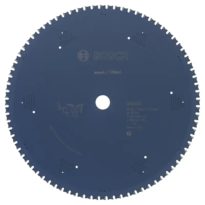 Bosch Rundsavsklinge Expert for Steel 355x25,4mm 80t