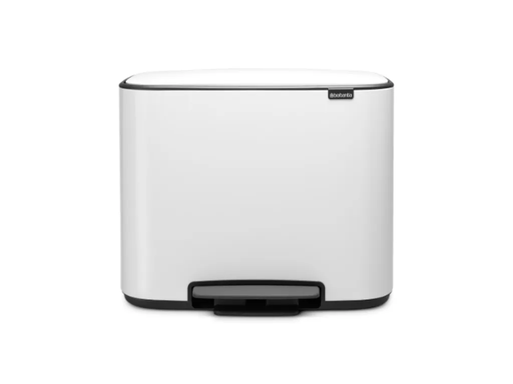 Brabantia Pedalspand Bo | 11 + 23 Liter | Hvid