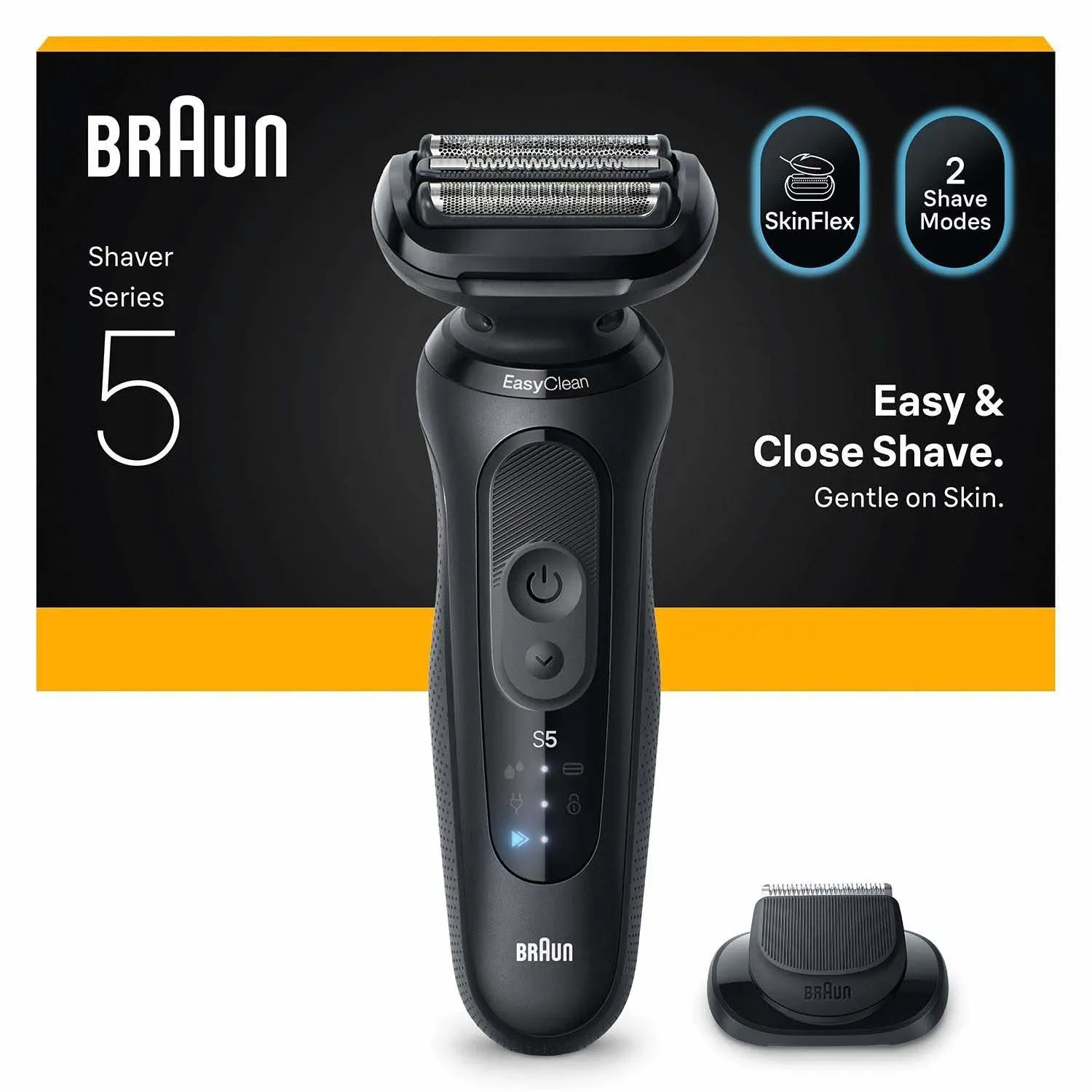 Braun Series 5 52-N1200S Barbermaskine Sort