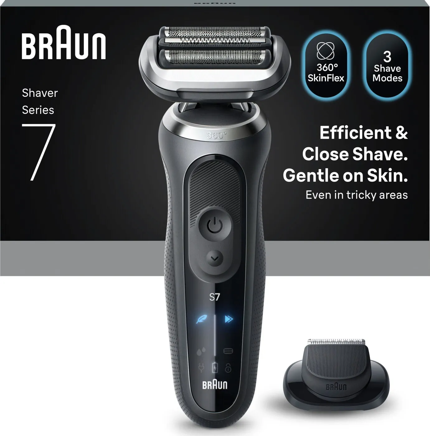 Braun Series 7 Elektrisk Barbermaskine Grå