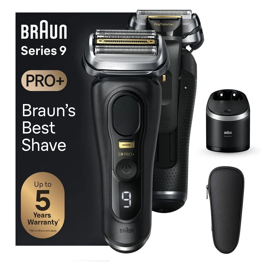 Braun Series 9 Pro+ 9667CC Barbermaskine Sølv