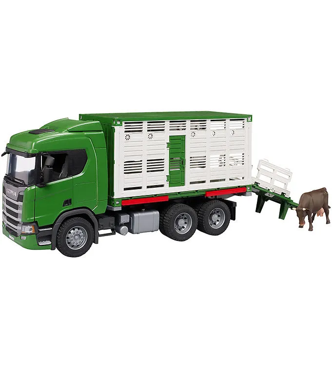 Bruder Lastbil Scania Super 560R Kvægtransporter