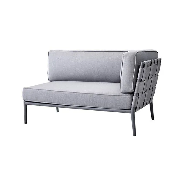 Cane-Line Conic 2-pers modulsofa venstrevendt