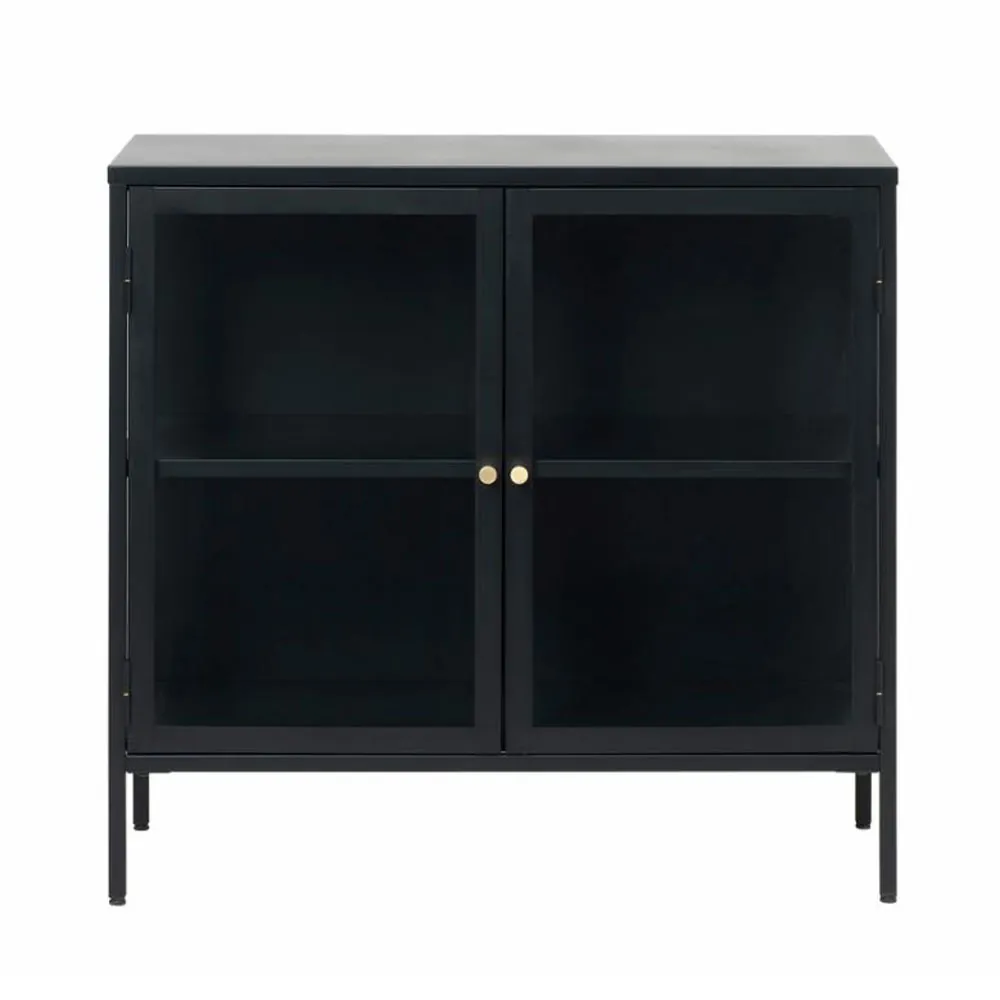 Carmel skænk 90 cm sort metal