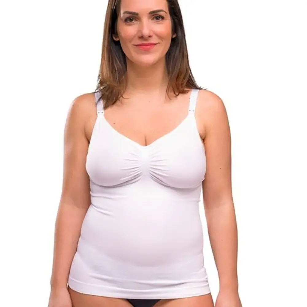 Carriwell Seamless Ammetop Hvid XL