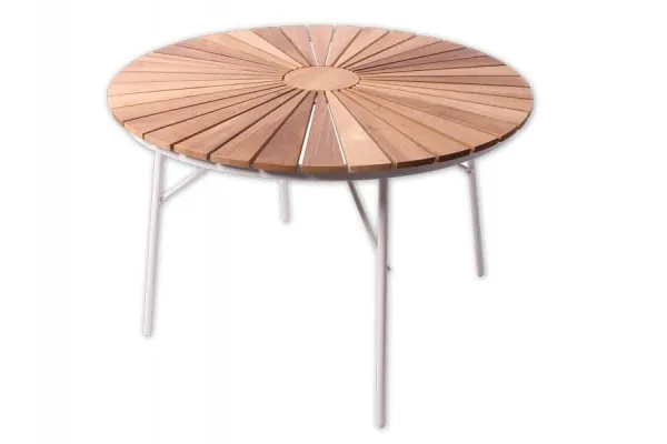 Cinas, Hard & Ellen 110 cm havebord hvid