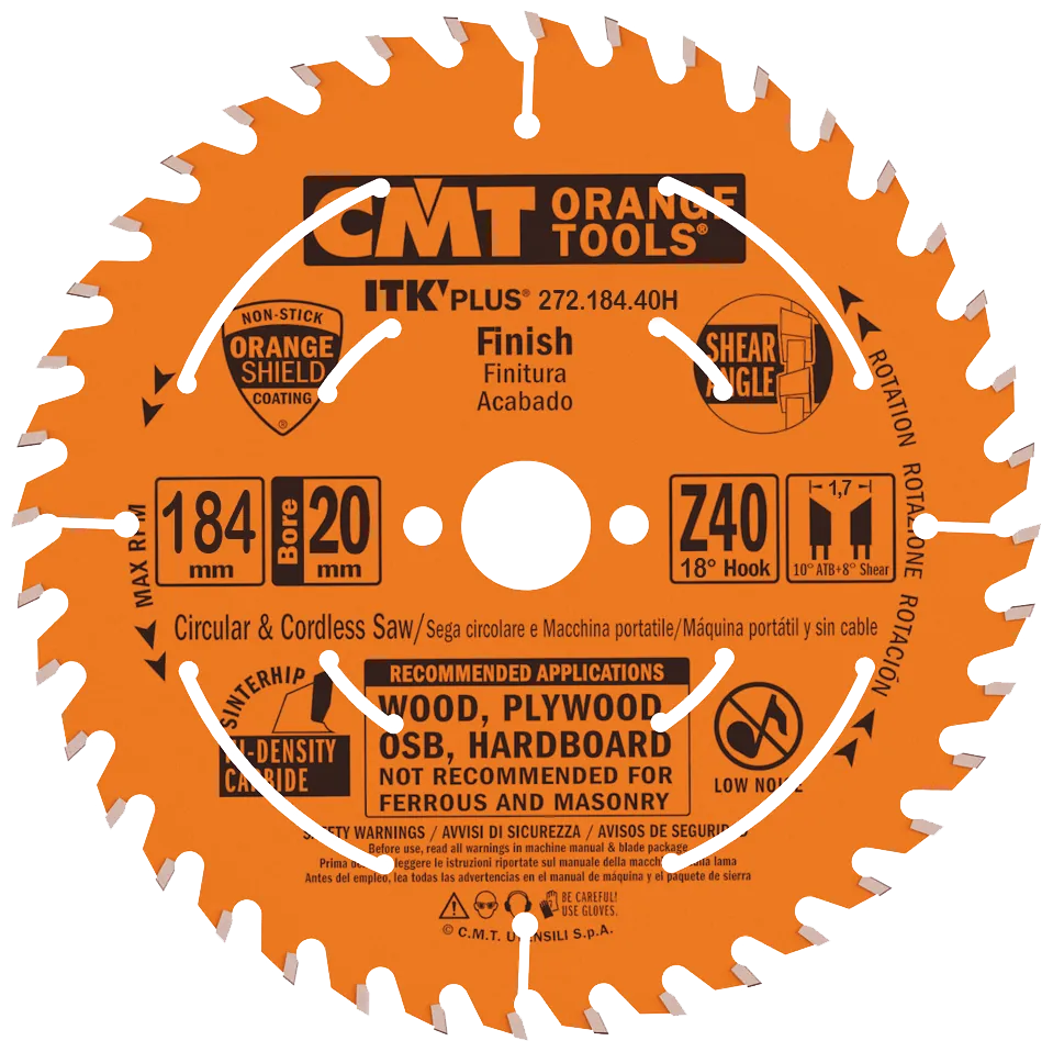 CMT Klinge 184x1,7x20 Z40 W