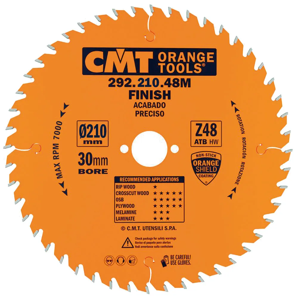 CMT Klinge 210x2,8x30 Z48 W