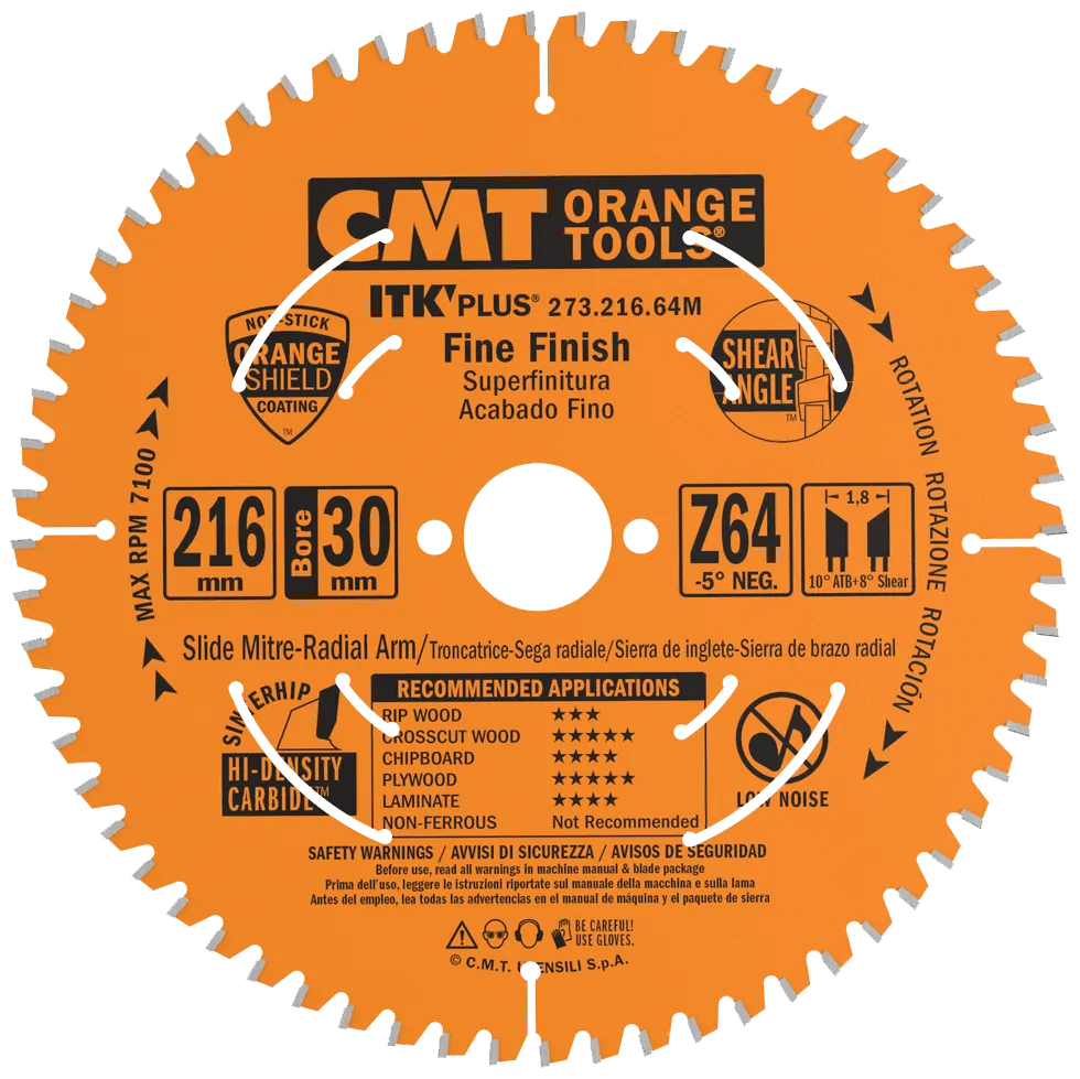CMT Klinge 216x1,8x30 Z64 W Neg