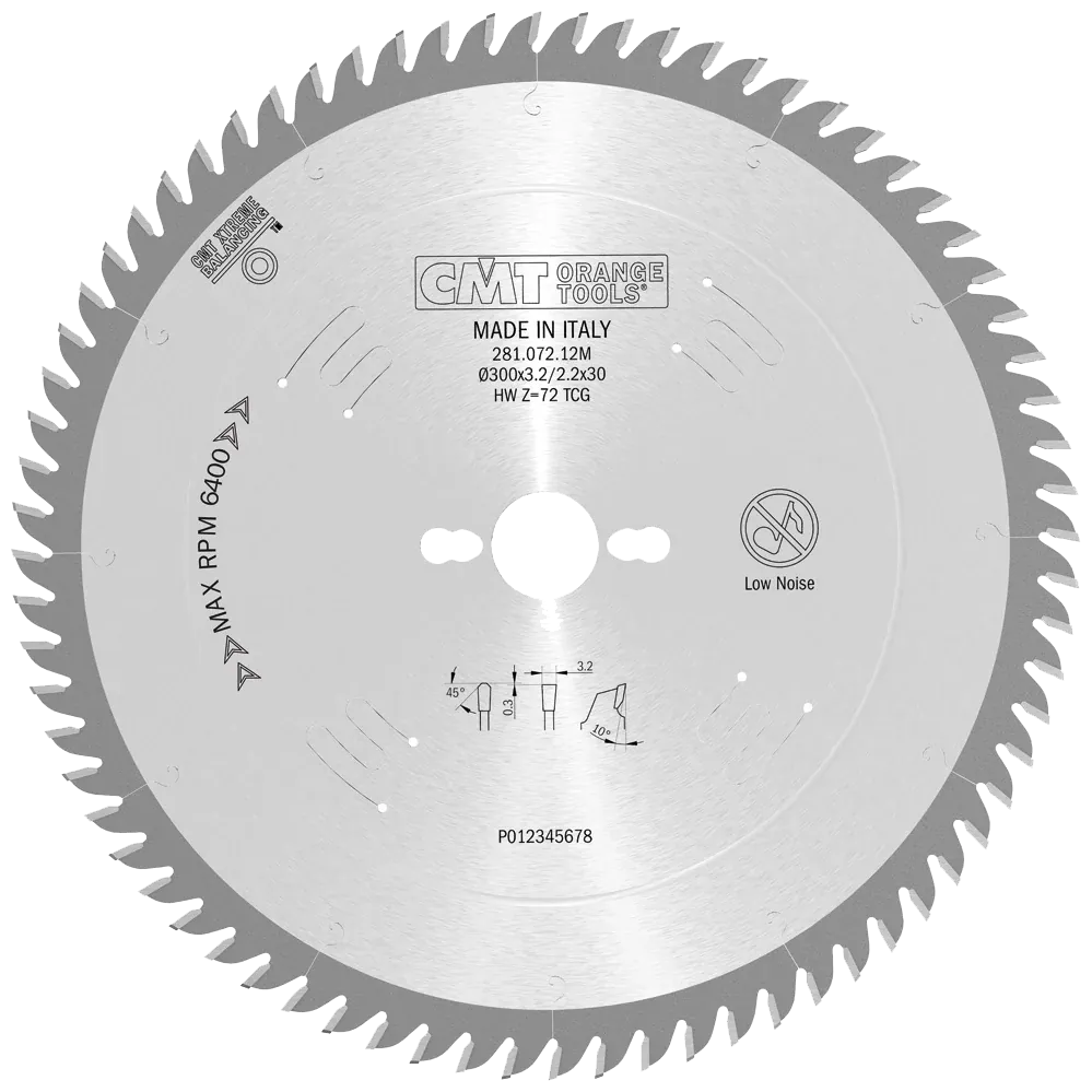 CMT Klinge 300x3,2x30 Z72 TF