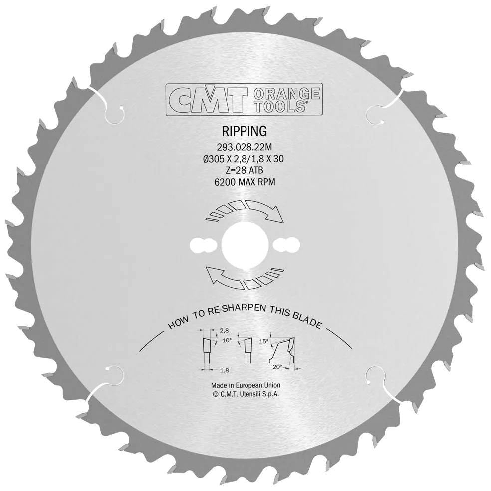CMT Klinge 305x2,8x30 Z28 WB
