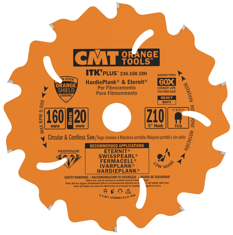 CMT PCD klinge 160x2,4x20 Z10 F