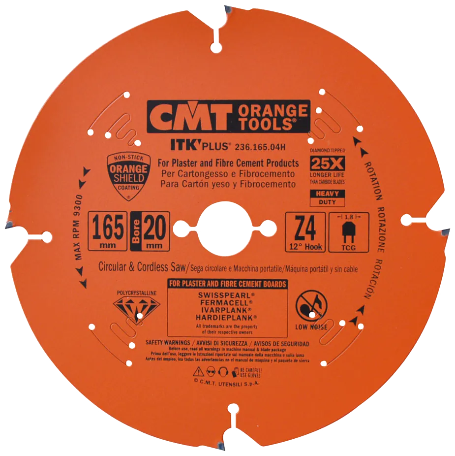 CMT PCD Klinge 165x1,8x20 Z4 F AKKU