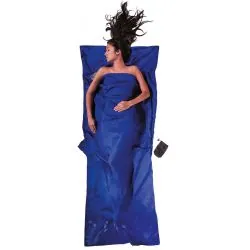 Cocoon Travelsheet 100% Silk Ultramarine Blue