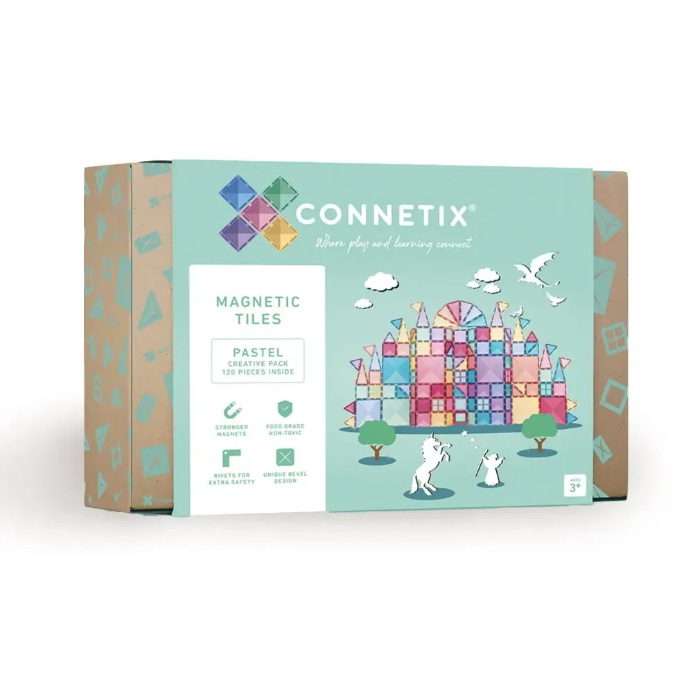 Connetix Creative Pack Magnetsæt 120 Dele Pastel
