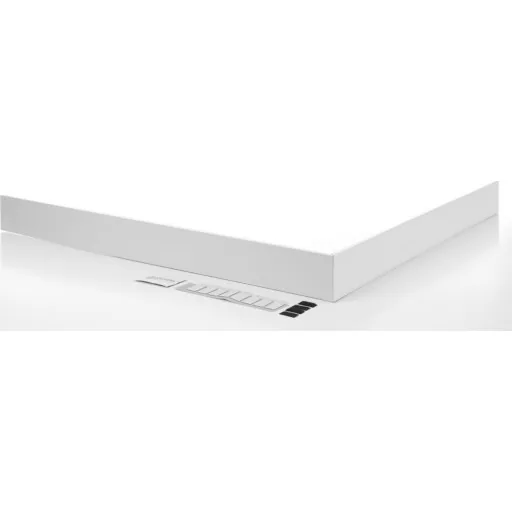 Contura Shower Next frontplade 90x90 cm hvid