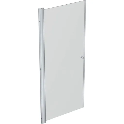 Contura Shower Space brusedør, 87 cm, frostet glas, aluminium profil