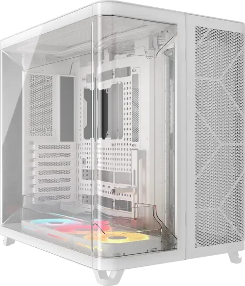 Corsair Air 5400 Lx-r Rgb Icue Link 3x Chamber Midi Tower Hvid